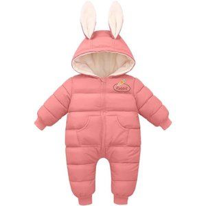 Baby Girls Snowsuit Winter Coat For Infant & Toddlers Warm Clothes NEW